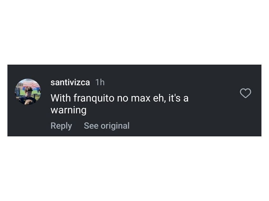Fans attack Verstappen's comment section on Instagram